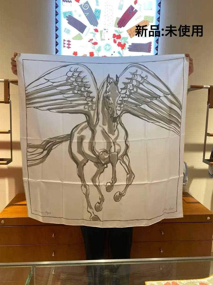 エルメス　カレ90 ペガサスのように自由に