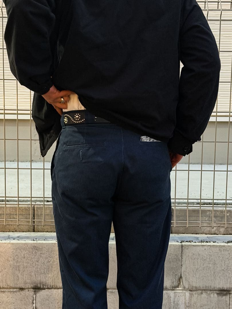 スタッズベルトフラワースイングオール35mm30inch96cm