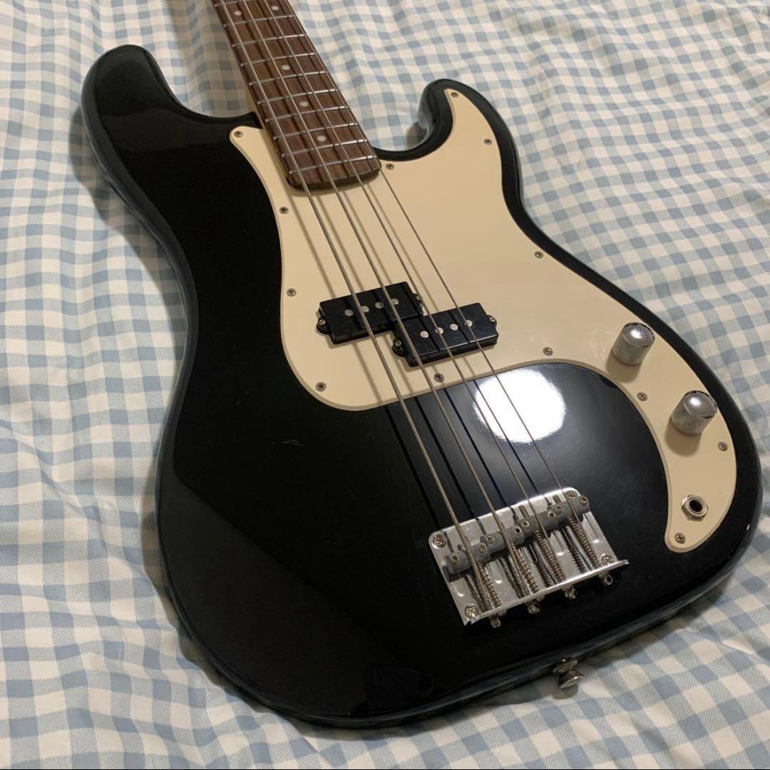 BUSKER'S エレキベース ブラック 4弦