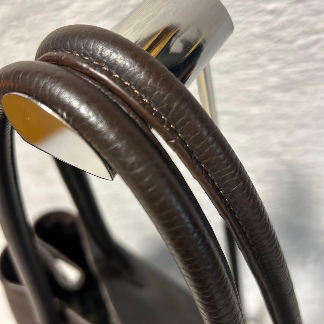 UNITED ARROWS ユナイテッドアローズ　ビジネスレザートートバッグ　茶