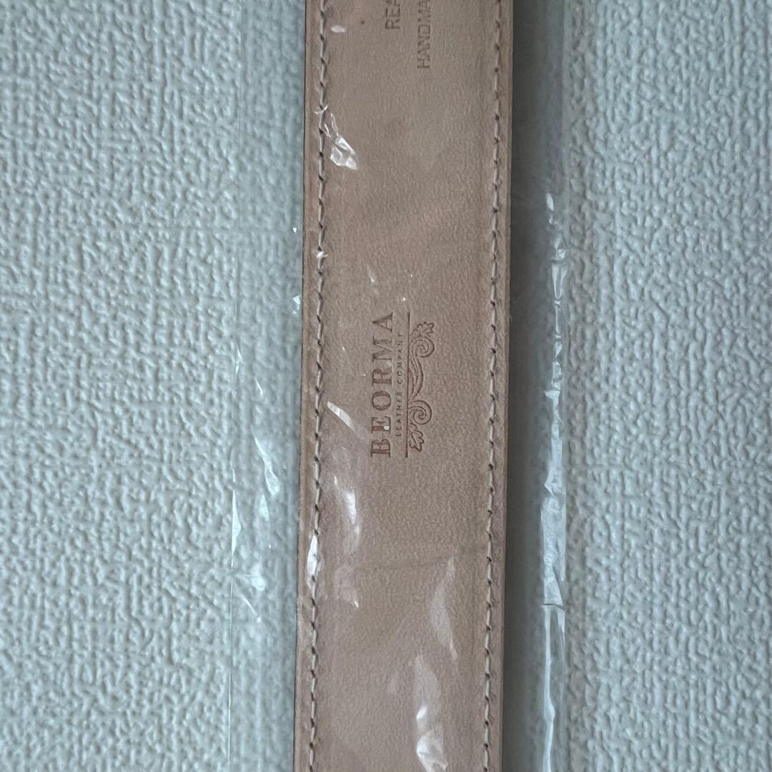 BEORMA（べオーマ）ダークブラウン レザーベルト ホワイトハウスコックス