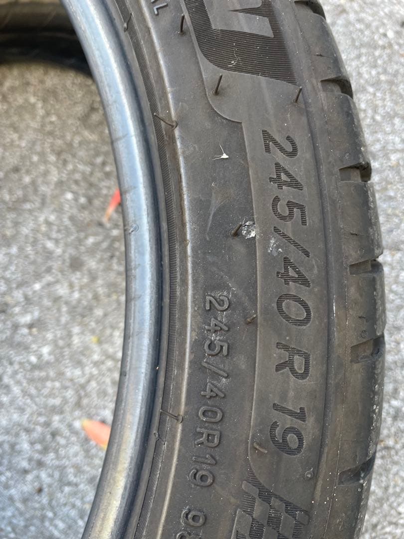 hirame245/40R19 ミシュラン　パイロットスポーツ2本