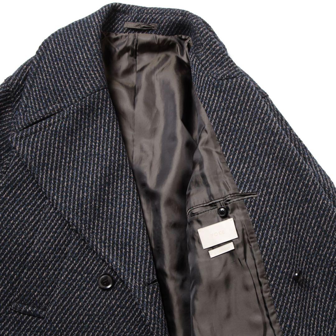 ジャケット・アウター YOKE DOUBLE BREASTED HALF COAT 23AW 2