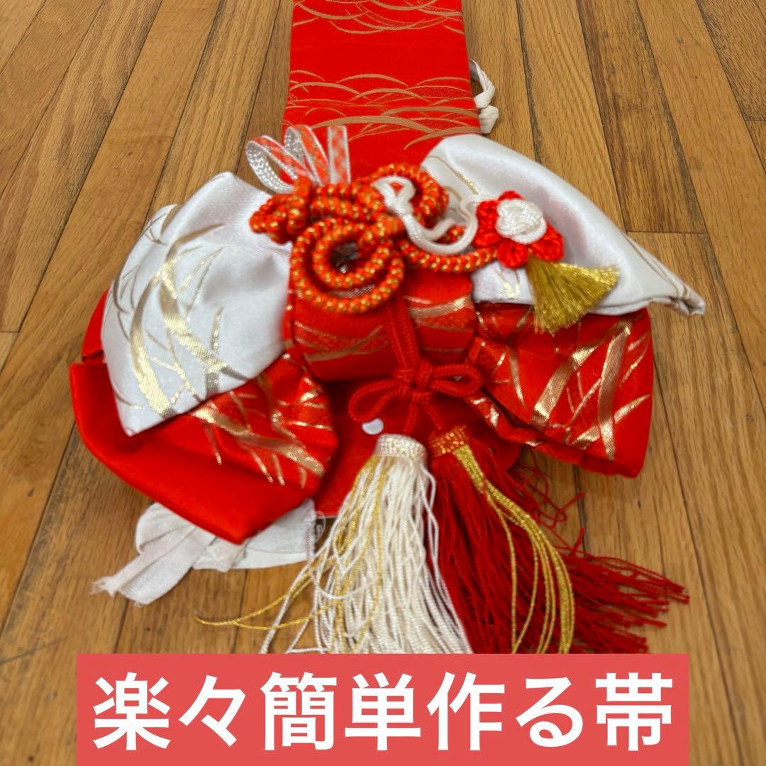 七五三七歳‼️完全フルセット‼️薄イエローに花々キラキラ‼️お家からは揃えるなし