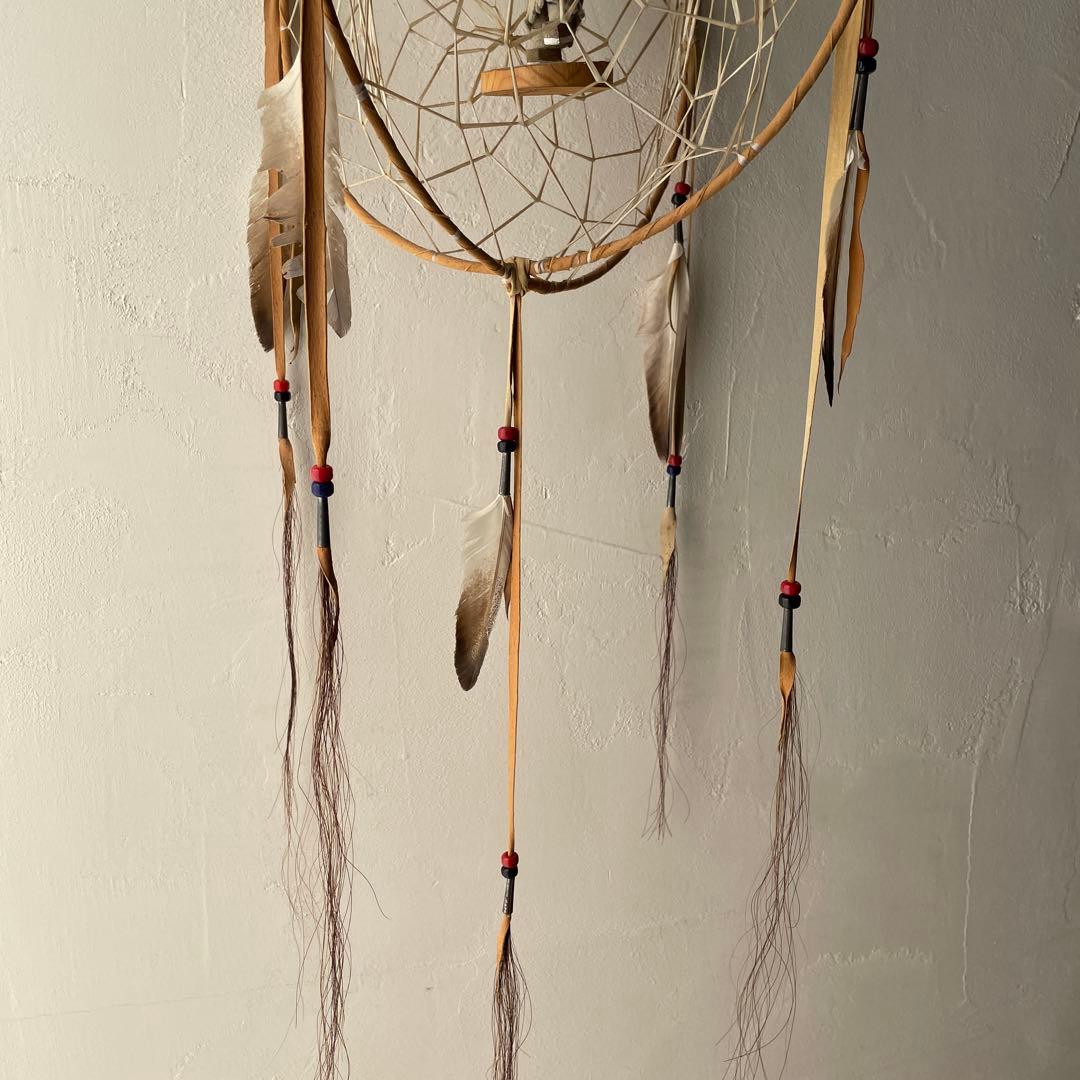 ネイティブアメリカン　ホピ族　カチナドール　サンフェイス　ドリームキャッチャー