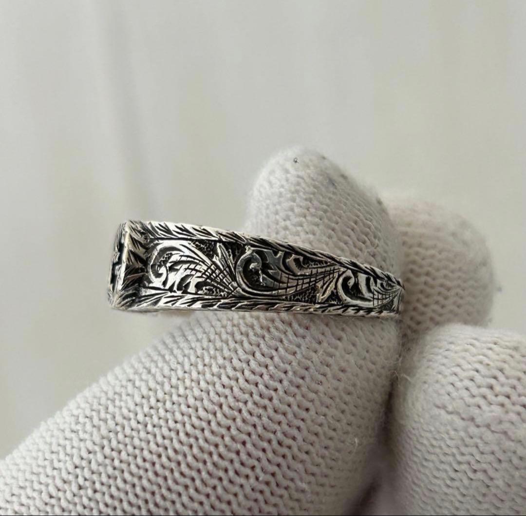 GUCCI グッチ インターロッキング アラベスク リング シルバー925