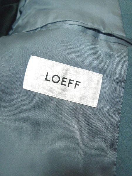 LOEFF ロエフ ビーバー 2ボタン チェスターコート