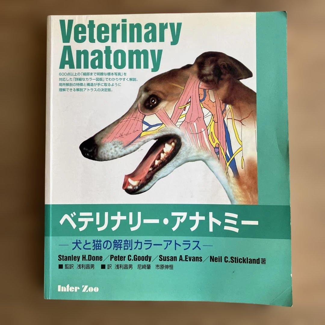 獣医専門書　ベテリナリ－・アナトミ－ 犬と猫の解剖カラ－アトラス
