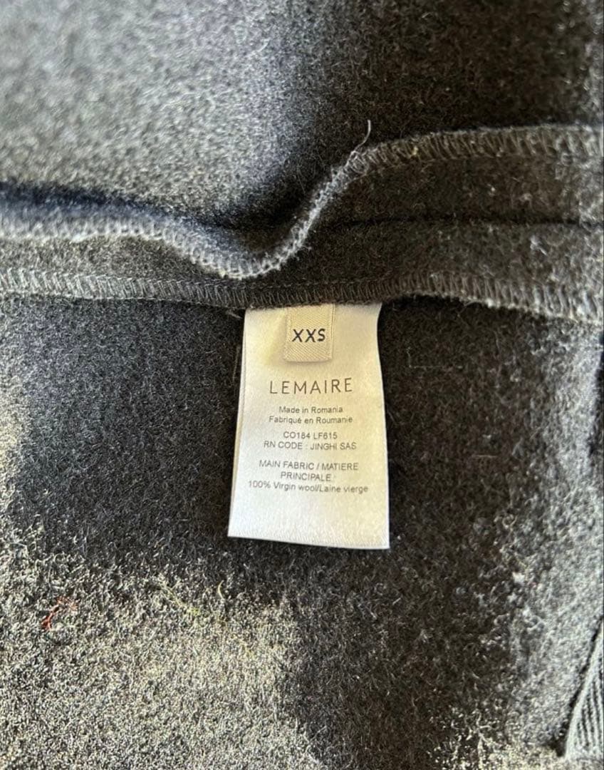 ひ*ん様 超希少XXS LEMAIRE ルメール WRAP COAT