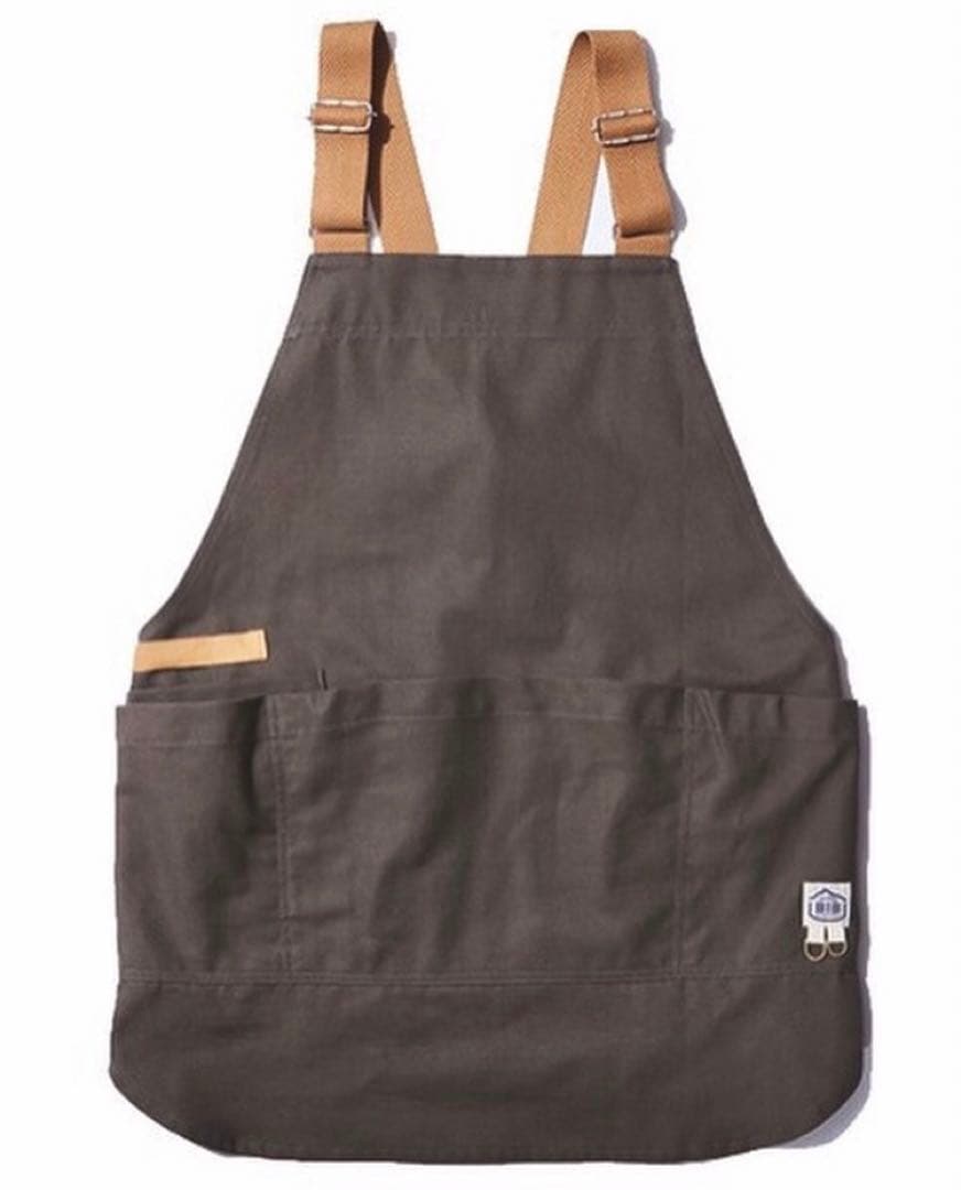BiB エプロン　ワークエプロン　キャンプ　ボタナイズ