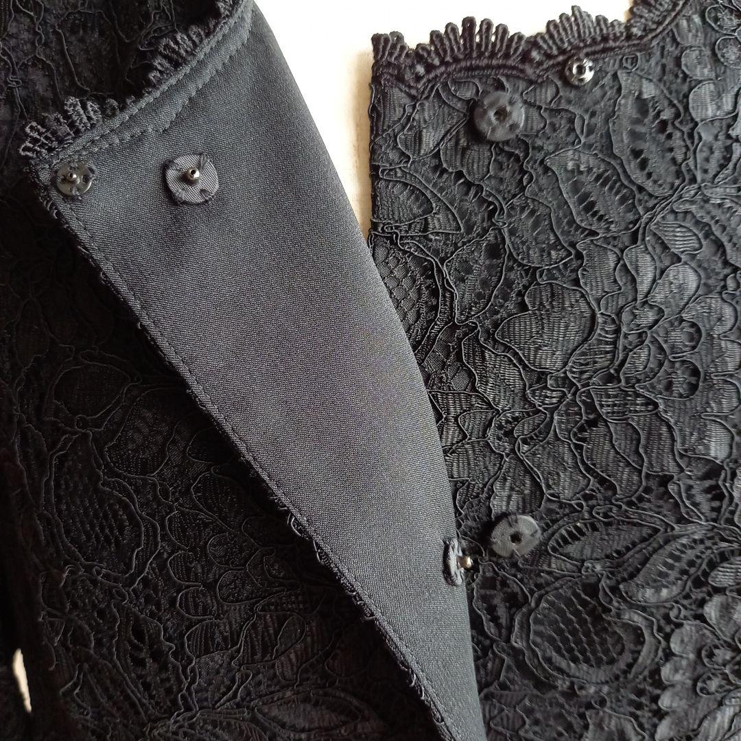 ソワール　レース　ブラウス　9号　新品