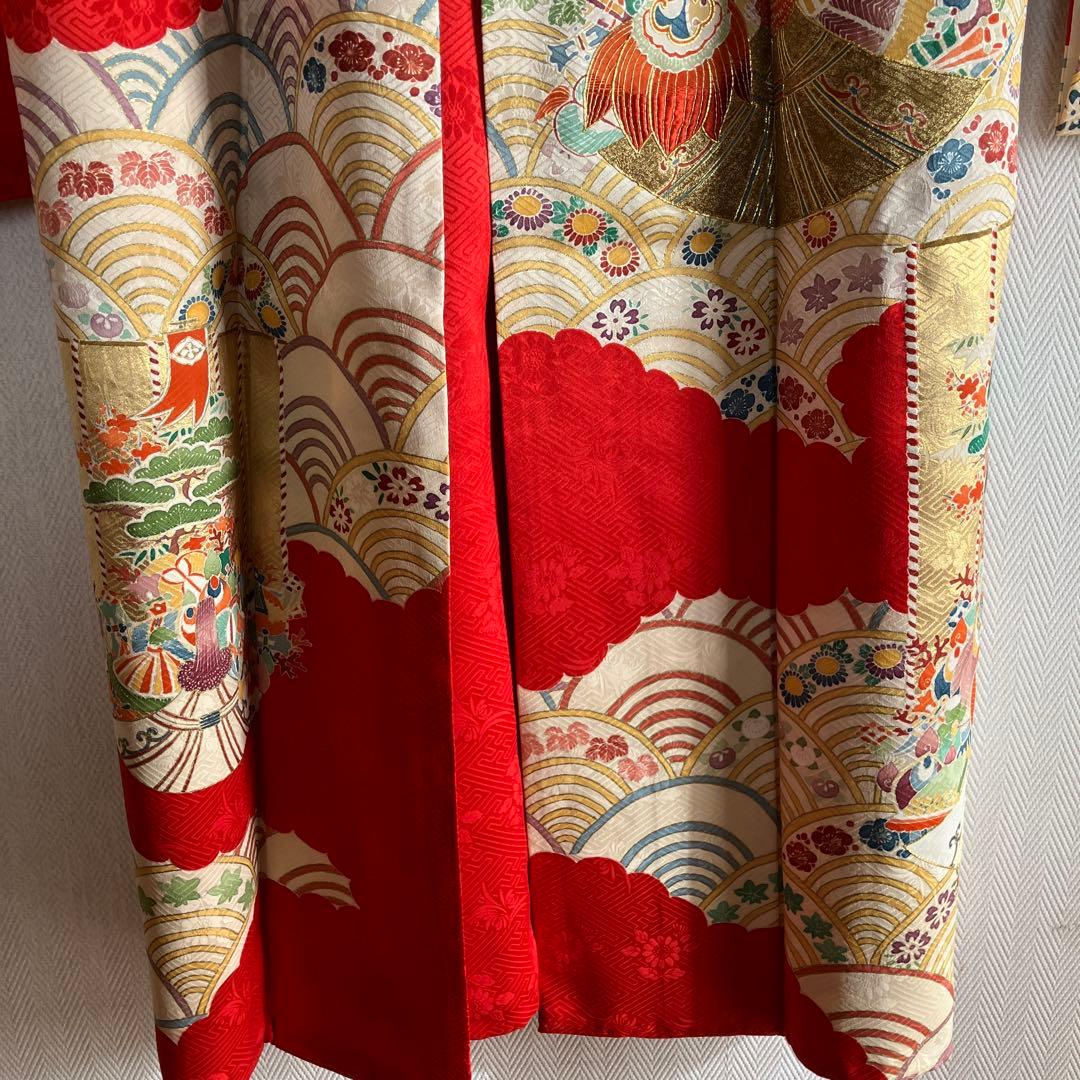 赤色系の振袖