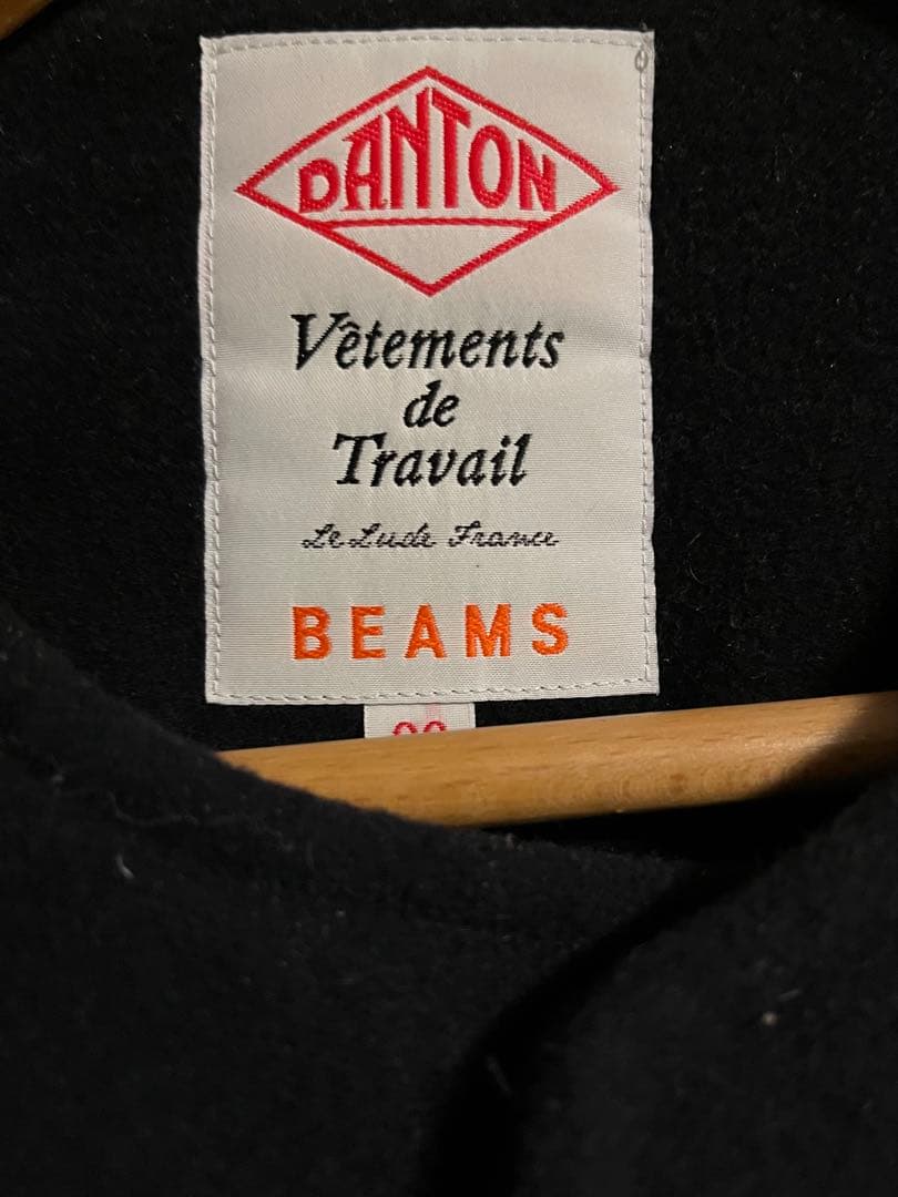 DANTON × Ray BEAMS 別注 ノーカラー ダウンコート