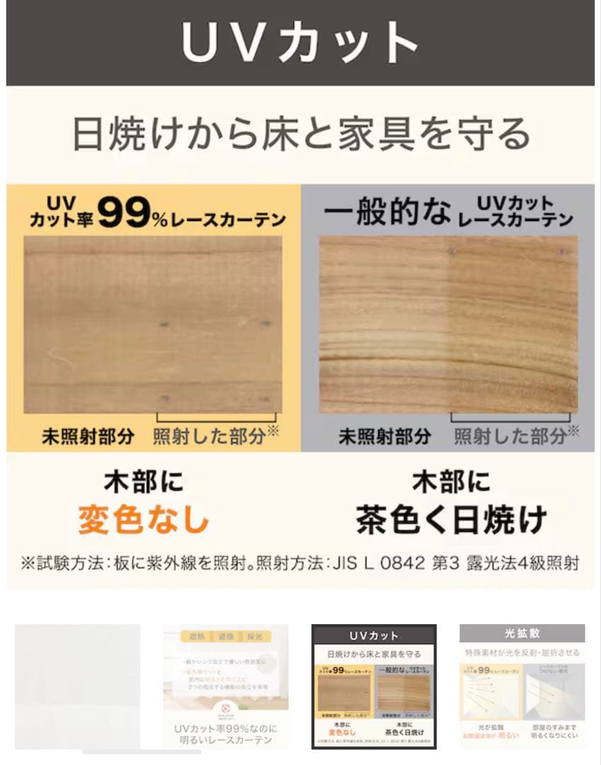 ニトリ セミオーダーレースカーテン 幅210cm 丈196cm ポリエステル製