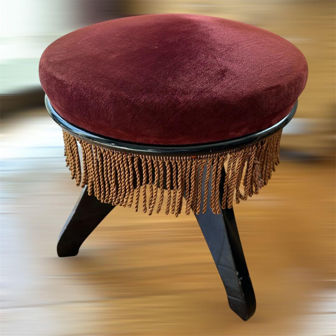 ピアノ椅子 回転椅子 アンティーク 昭和レトロ ヤマハ カワイ ヴィンテージ骨董