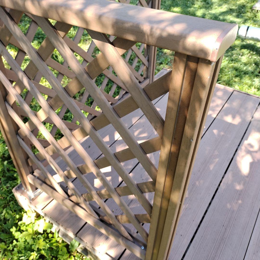 大型　ウッドデッキ　デッキ　人工木　樹脂　フェンス付き　耐久性　引き取り　岩手