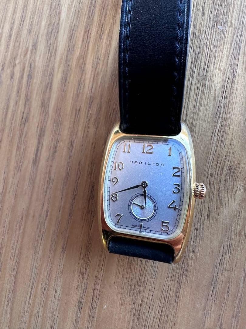 Hamilton ボルトン スモールセコンド ゴールド H134110 電池切れ