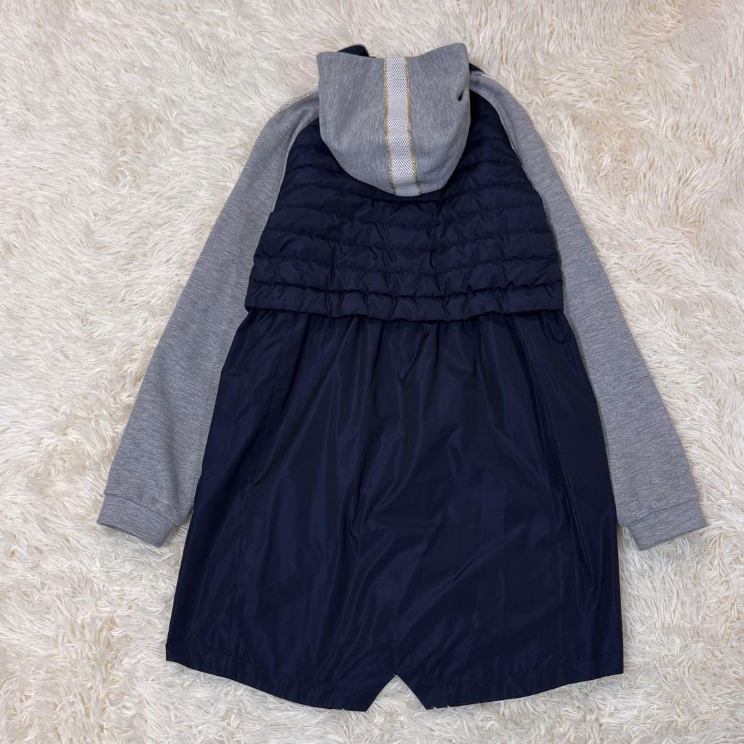 極美品 HERNO フード付きスプリングコート 14A 大人 2way 中綿