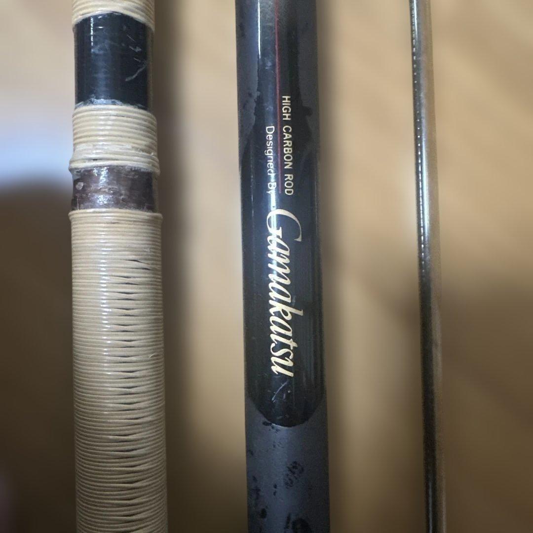 がま鮎 Vintage 100 高炭素ロッド　硬中硬100カスタム