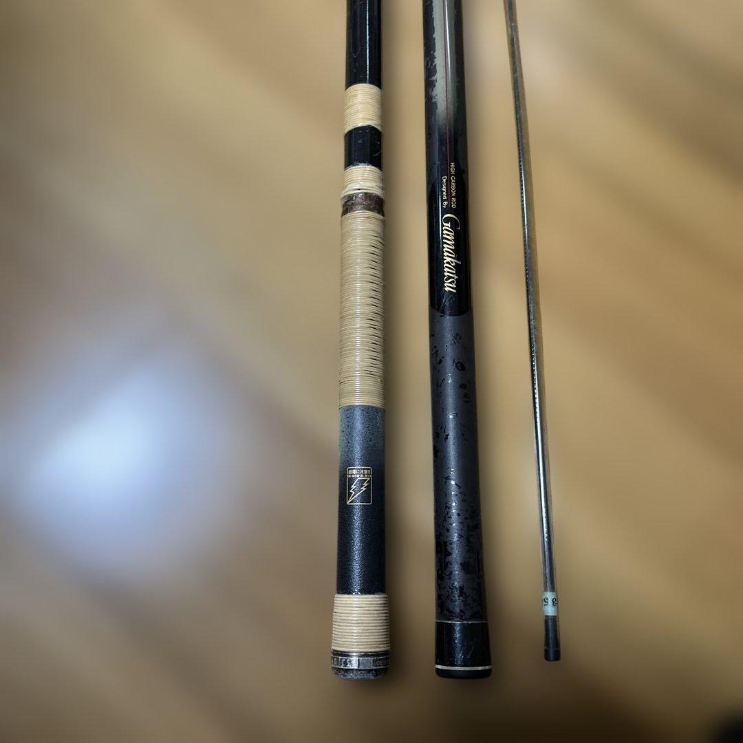 がま鮎 Vintage 100 高炭素ロッド　硬中硬100カスタム