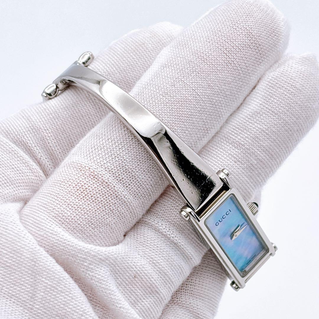 【希少・電池新品・付属品】GUCCI 1500L ブルーシェル レディース