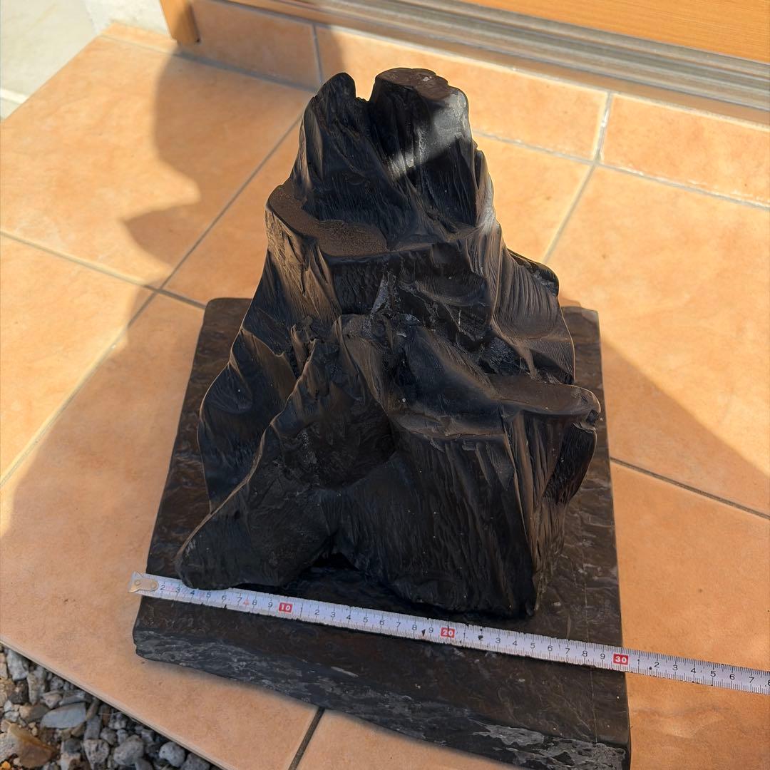那智黒石　山型　水石 特大　盆栽