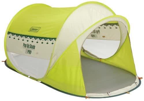コールマン　ポップアップテント　フルクローズ可能！海やピクニック、デイキャンプに