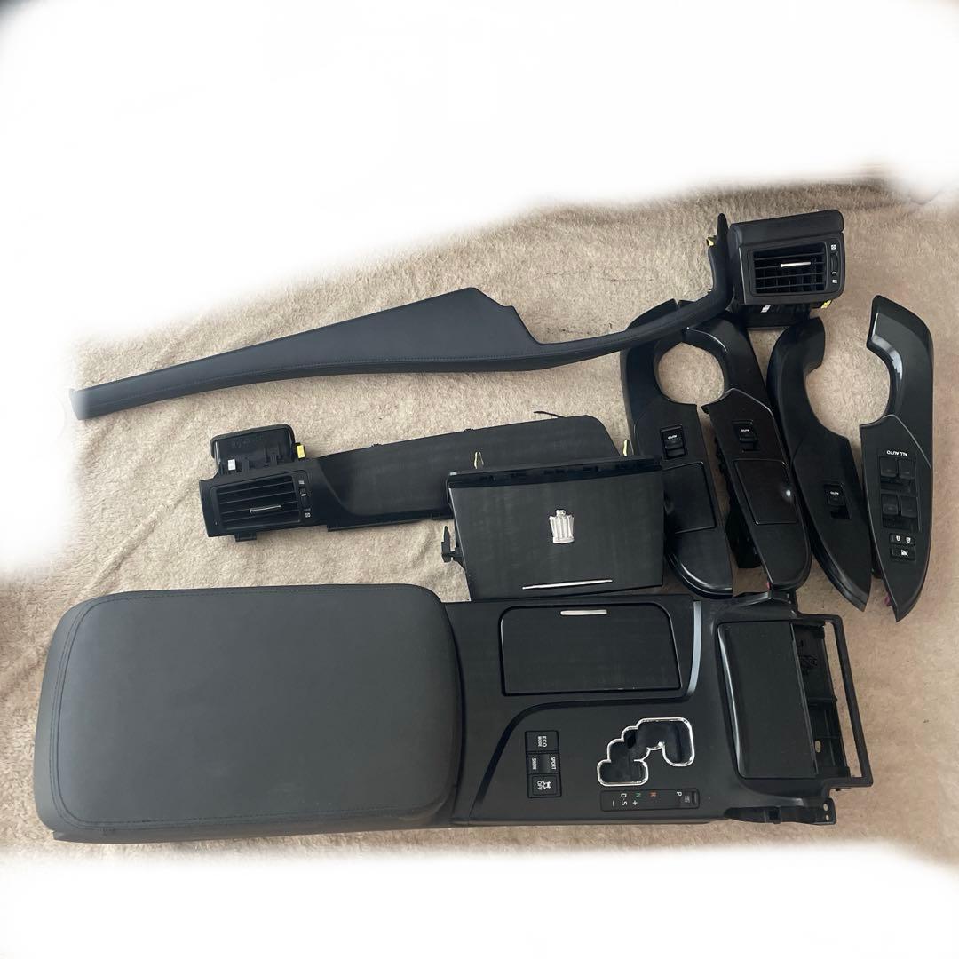 クラウン 200 内装　ウッドパネル　コンソール　ブラック　エアコン　ドア