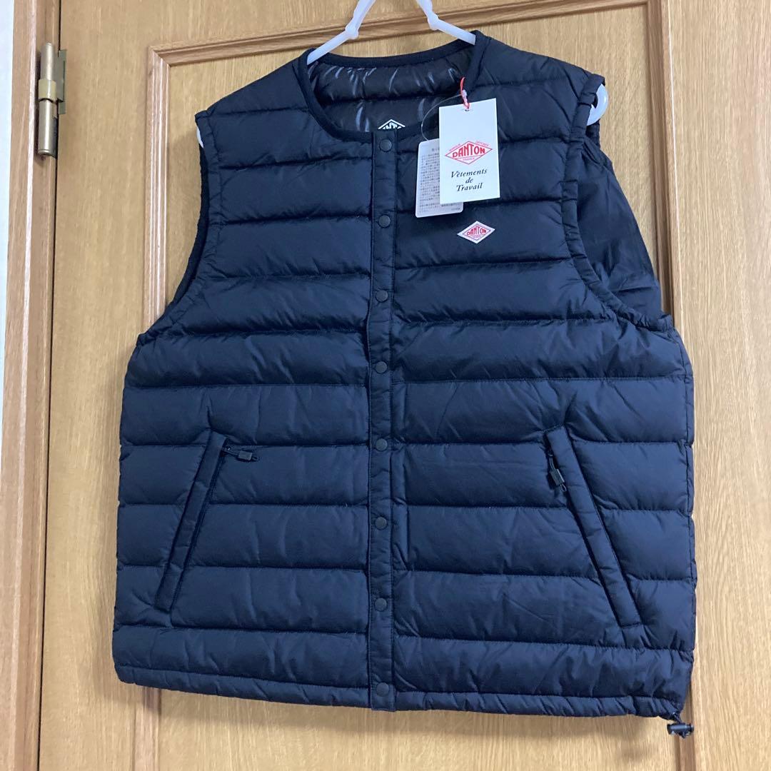 新品未使用　DANTON ダントン　レディース　ブラック　ダウンベスト