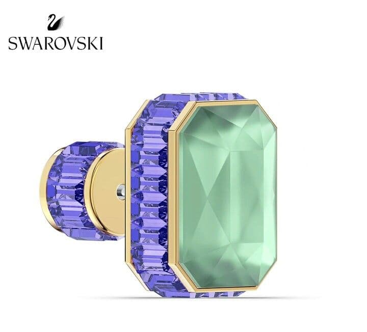 スワロフスキー　オルビタ　オクタゴンカット　ピアス