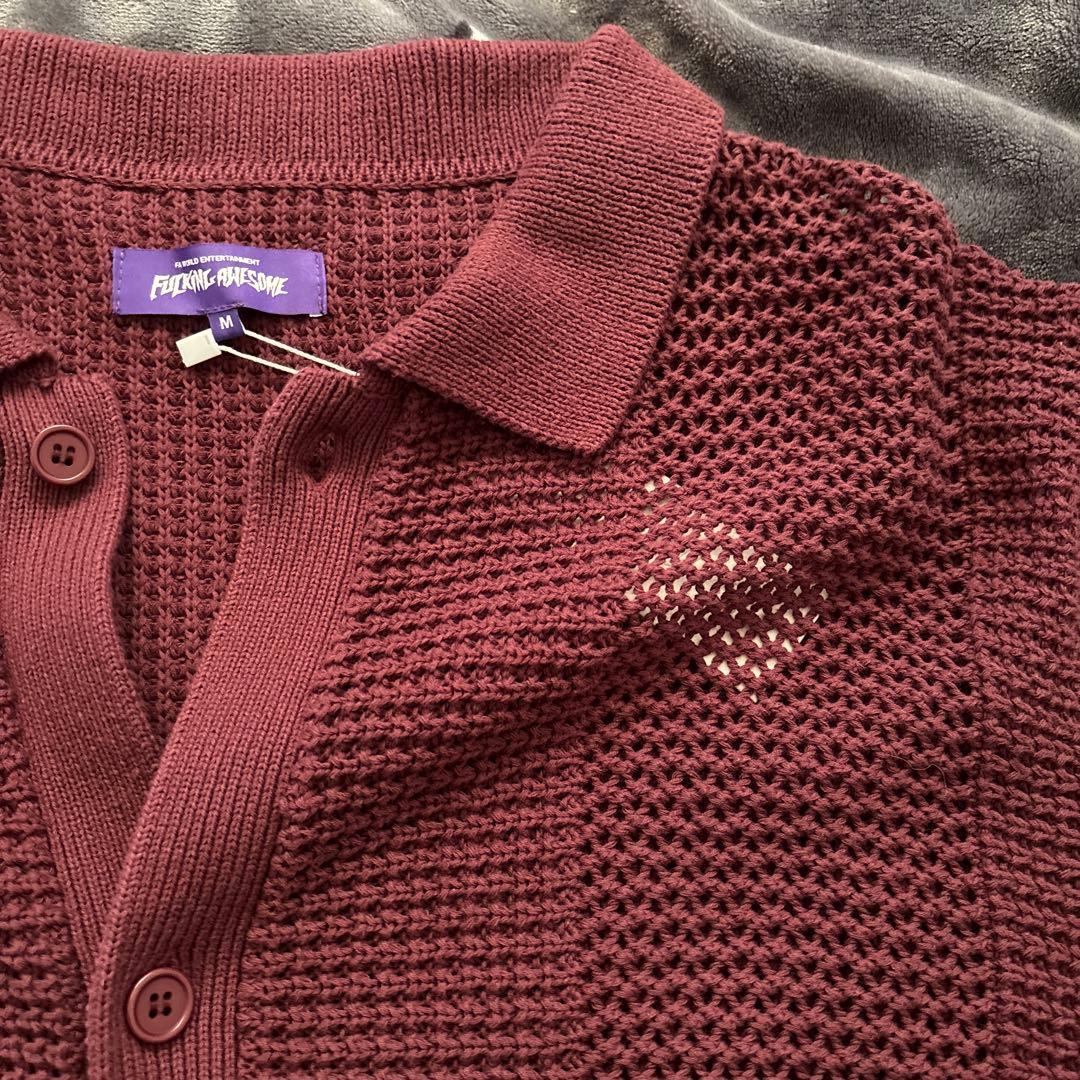 FUCKING AWESOME LIBRARY SWEATER ピンズ付き