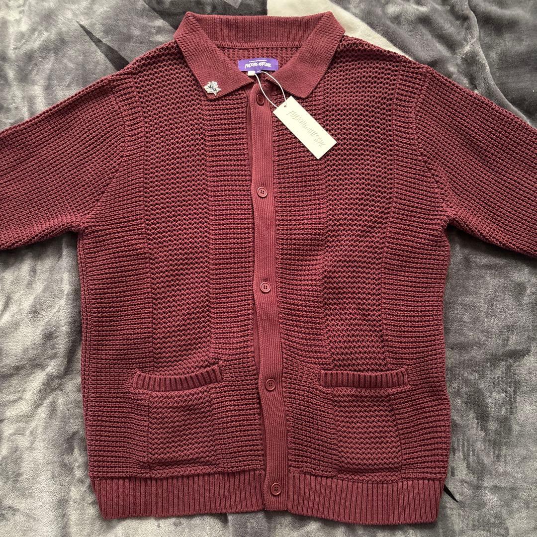 FUCKING AWESOME LIBRARY SWEATER ピンズ付き