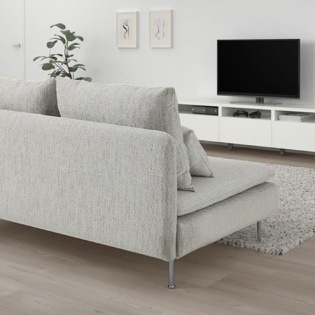 イケア ソーデルハムン カバー 3人掛けコンパクトソファセクション用