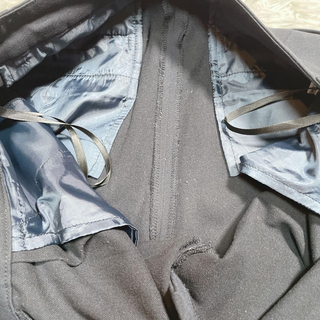 ナチュラルビューティベーシック　ノーカラー　セットアップ　スーツ　ネイビー　M