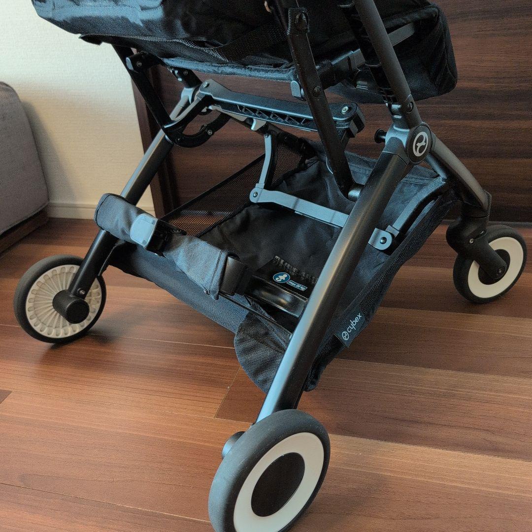 【ha】 Cybex リベル ブラック折りたたみベビーカー