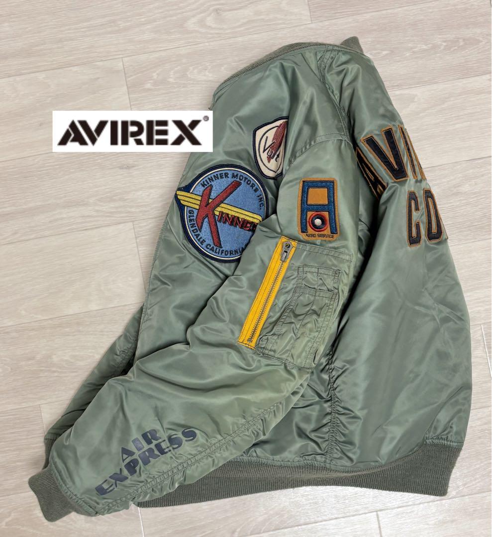 AVIREX MA-1 AVIATION CORP ワッペン フライトジャケット