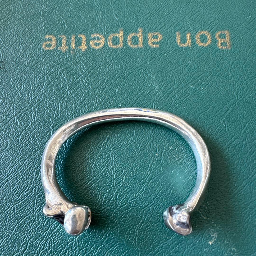 シルバー オープンエンドバングル