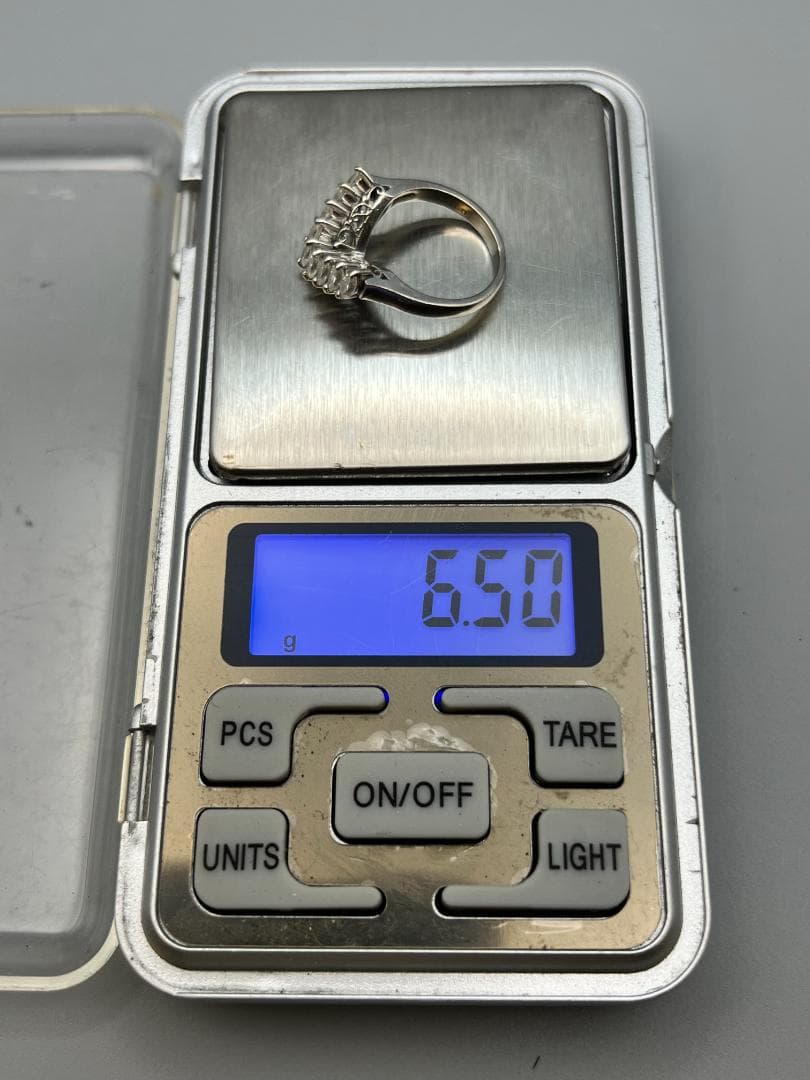 【ととろ】PT900　ダイヤモンブイカット　リングD1.00ct6.5g