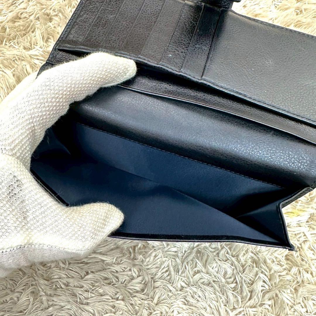 【美品】DIOR 長財布 トロッター オブリーク 二つ折り グレー