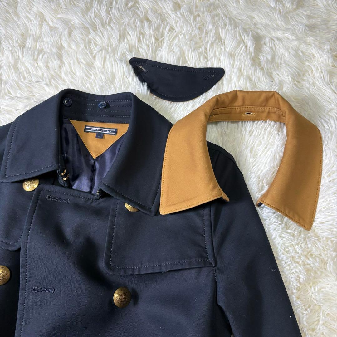 【未使用級】  トミーヒルフィガートレンチコート襟付き