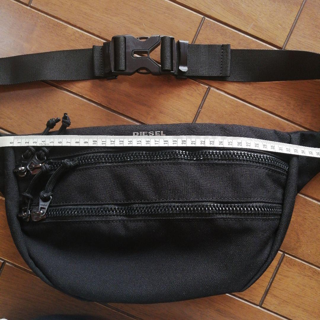 DIESEL ボディバッグ 、ウエストポーチブラック