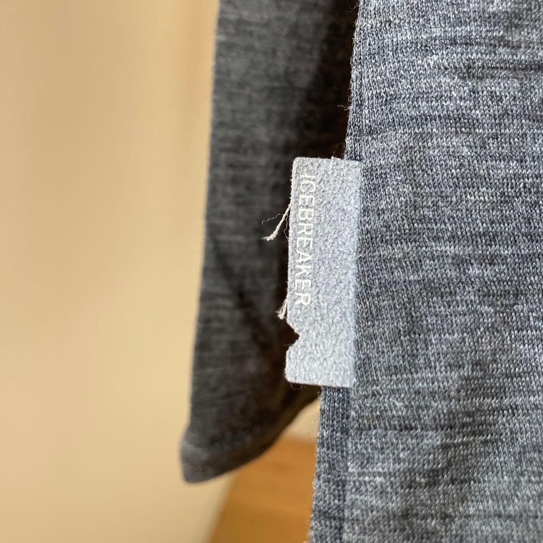 ICEBREAKER 長袖カットソー M 2枚セット グレー ダークグレー