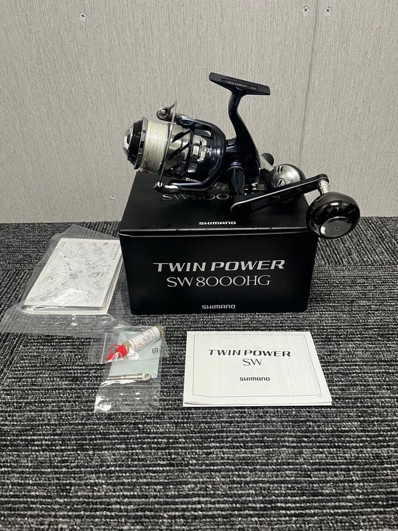 TWIN POWER SW8000HG ロングハンドル、替えスプール