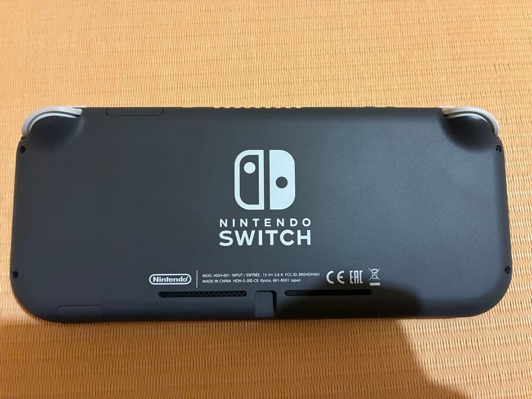 Nintendo Switch Lite グレー充電器付き 箱付き　ケース付き