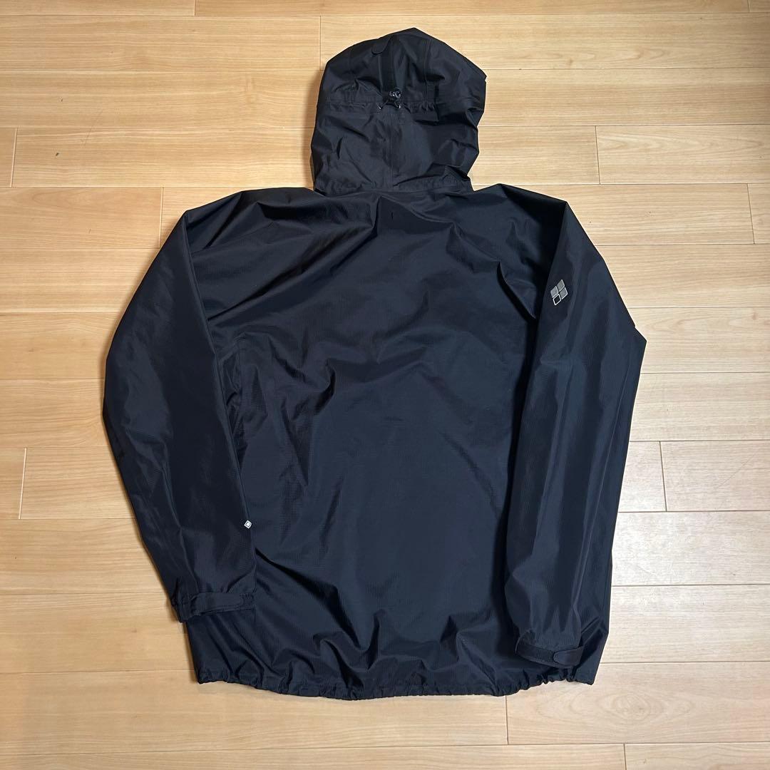 【美品】mont-bell ブラック レインダンサージャケット シェルジャケット