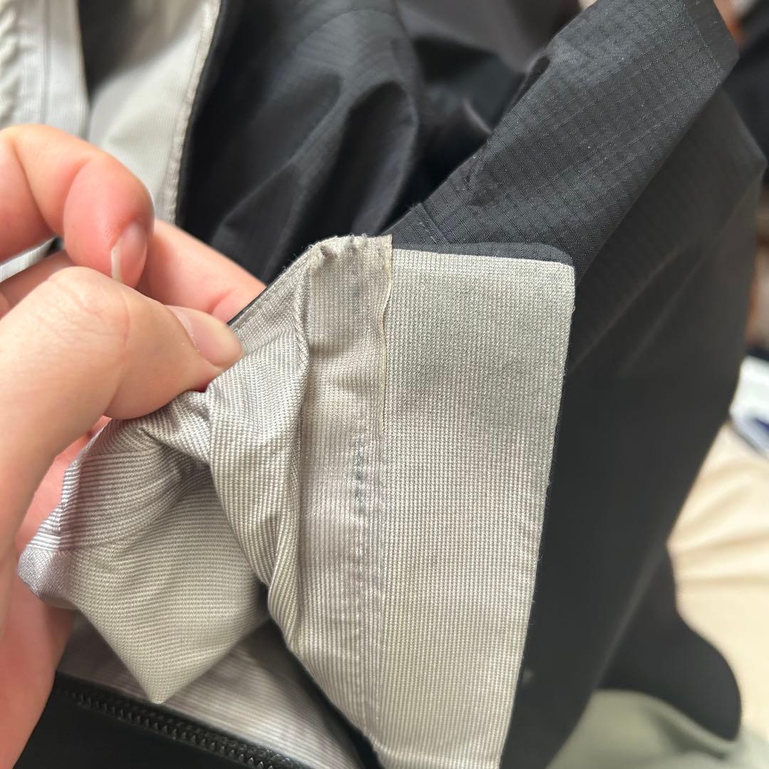 【美品】mont-bell ブラック レインダンサージャケット シェルジャケット