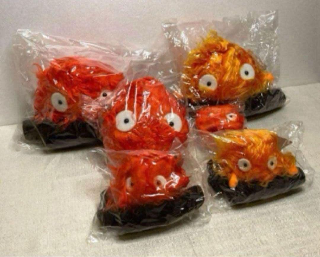 映画　ハウルの動く城　カルシファーマスコット　6種セット　未使用　スタジオジブリ