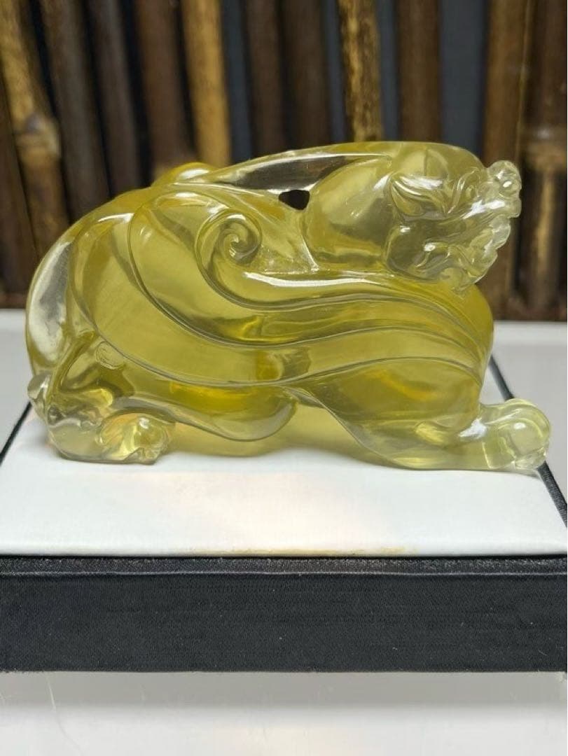 ⭐︎【天然】シトリン 置物 209.8g