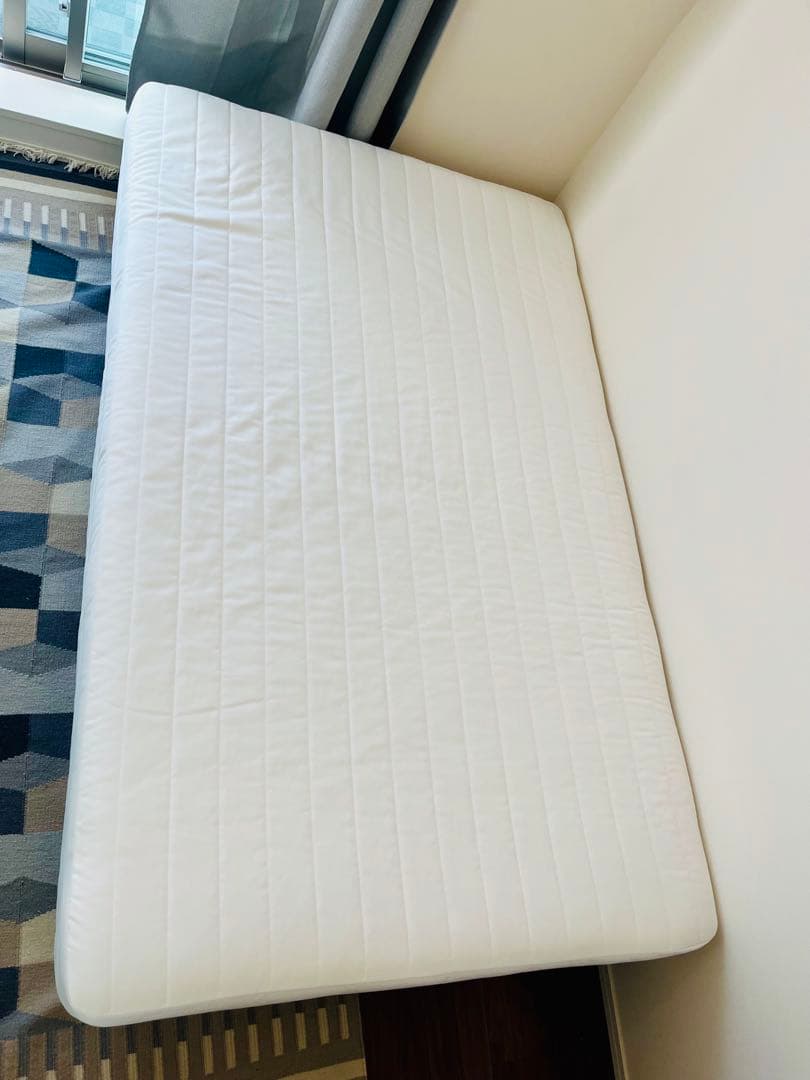 無印 高密度ポケットコイルマットレス 脚付き セミダブル　東京都引取りのみ