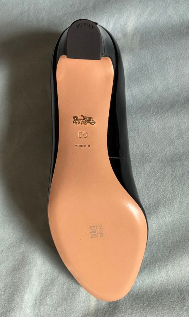 新品未使用　COACH ブラック ハイヒール パンプス